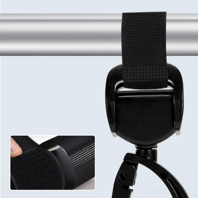 Upgrades Prams Hooks Rotatable Pram Clip Secure & Rotate Pram Hooks Strong Load Capacity for Hanging Bags On Prams