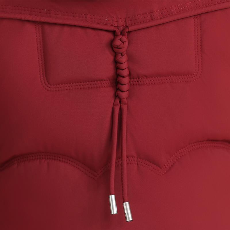 Μεγάλα Μεγέθη XL-5XL Μπουφάν Γυναικών Μέσης Ηλικίας Χειμωνιάτικα Μακριά Παρκά με Κουκούλα Χοντρά Ζεστά Κομψά Γυναικεία Μπουφάν