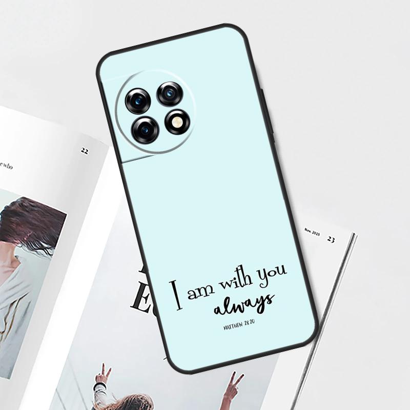 Bible Verse Case For OnePlus Nord CE 5 2 3 4 Lite N30 OnePlus 11 12 13 15 13T 13R 10T 12R 9 10 Pro Cover