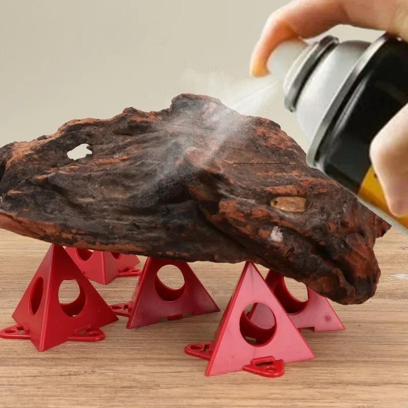 10-50Pcs Pyramid Rack Paint Stands Support Frame Tripod Woodworking Triangular Bracket Spray Painting Tools for Cabinet Door