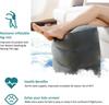 Inflatable Travel Footrest Pillow Multifunctional Adjustable Height Travel Pillow For Kids Sleeping And Leg Rest 