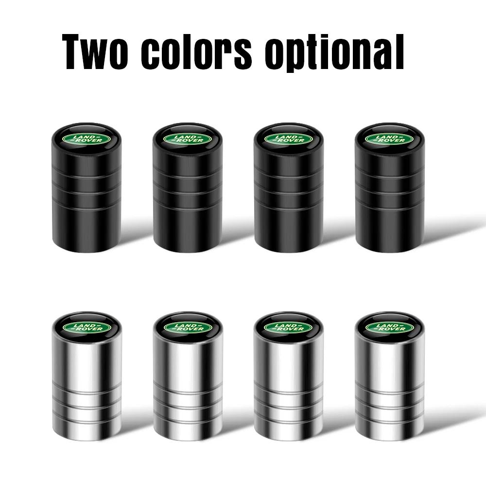 4Pcs Car Valve Caps Wheel Tires Air Tyre Stem Protective Covers For Land Rover Range Rover L322 Sport Freelander L320 Discovery FG7