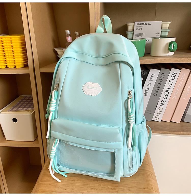 School Bag 2025 High Value Class Backpack Transparent Mori Sweet