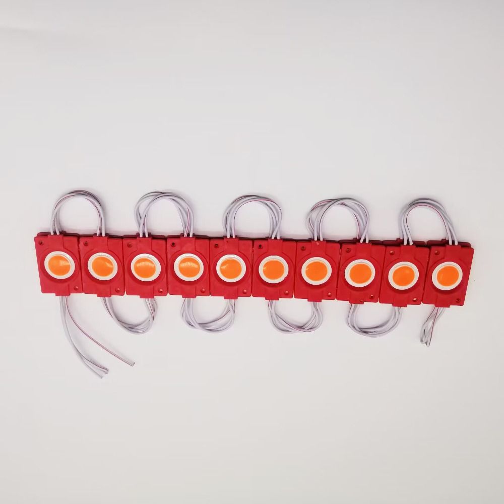 20pcs Luminous COB Light Waterproof Hard Strip Bar Light Stop Light Led Module Bus Lorry Trailer