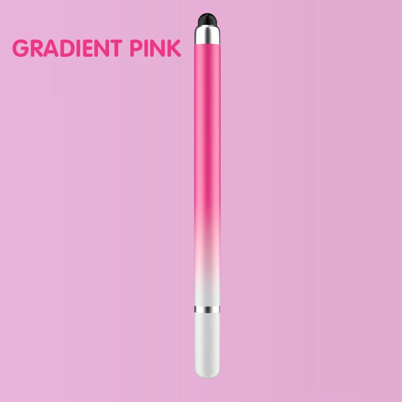 

Универсальный стилус 2 в 1 для мобильного телефона, планшета, емкостного сенсорного карандаша для iPhone, Samsung, Android, карандаша для рисования на экране розовый