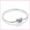925 Sterling Silver Bracelet Star Moon Blue Eyes Zircon Heart Safety Chain Bracelets Snake Bone Chain Fit DIY Charms Jewelry