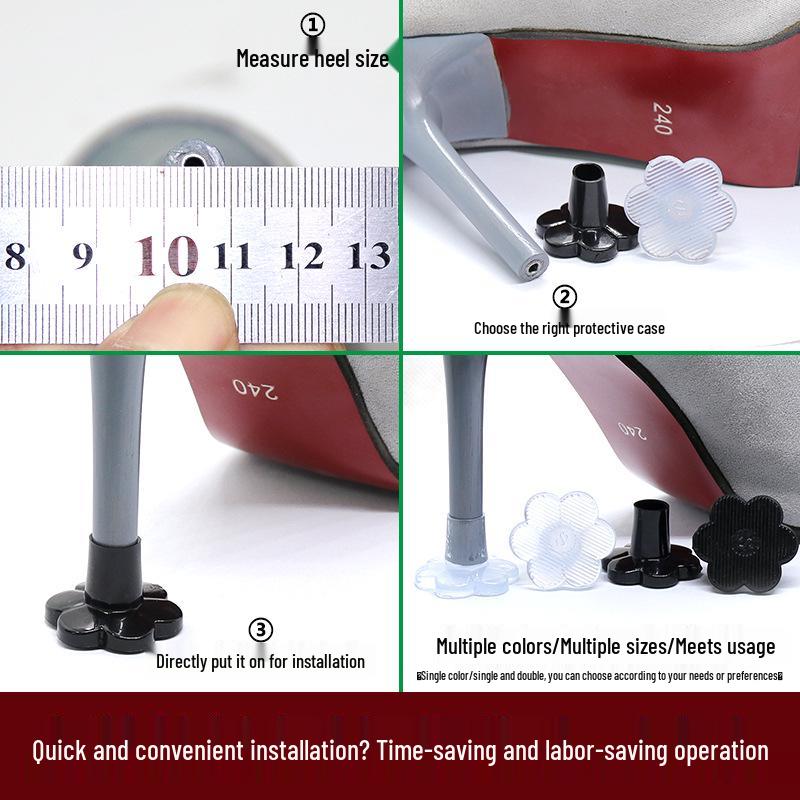 High Heel Protector: Non-slip, Anti-wear Covers for Fine Heel Shoes - Ideal for Weddings, Beach, Lawn, or Latin Dance.