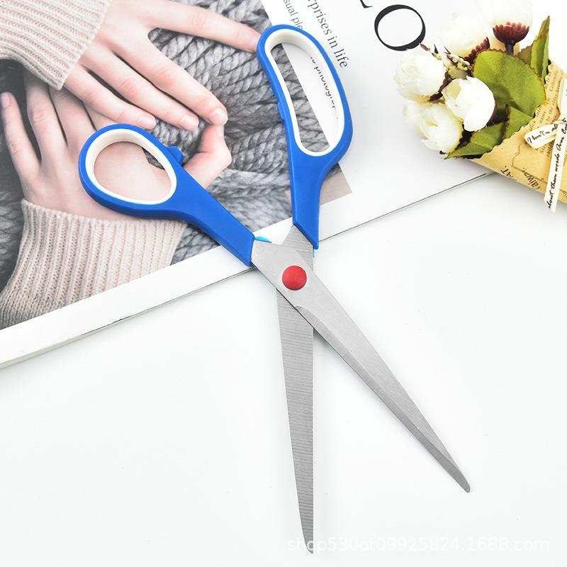 Multi-Purpose Stainless Steel Scissors for Office, Students, Kitchen, Stationery, Crafts, and Sewing—Cuts Rubber and Plastic.