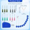 A95I-For Pottery Tools Set- Precision- Glaze Applicator Slip Trailing Bottle Needle-Tip Squeeze Bottle For Pottery
