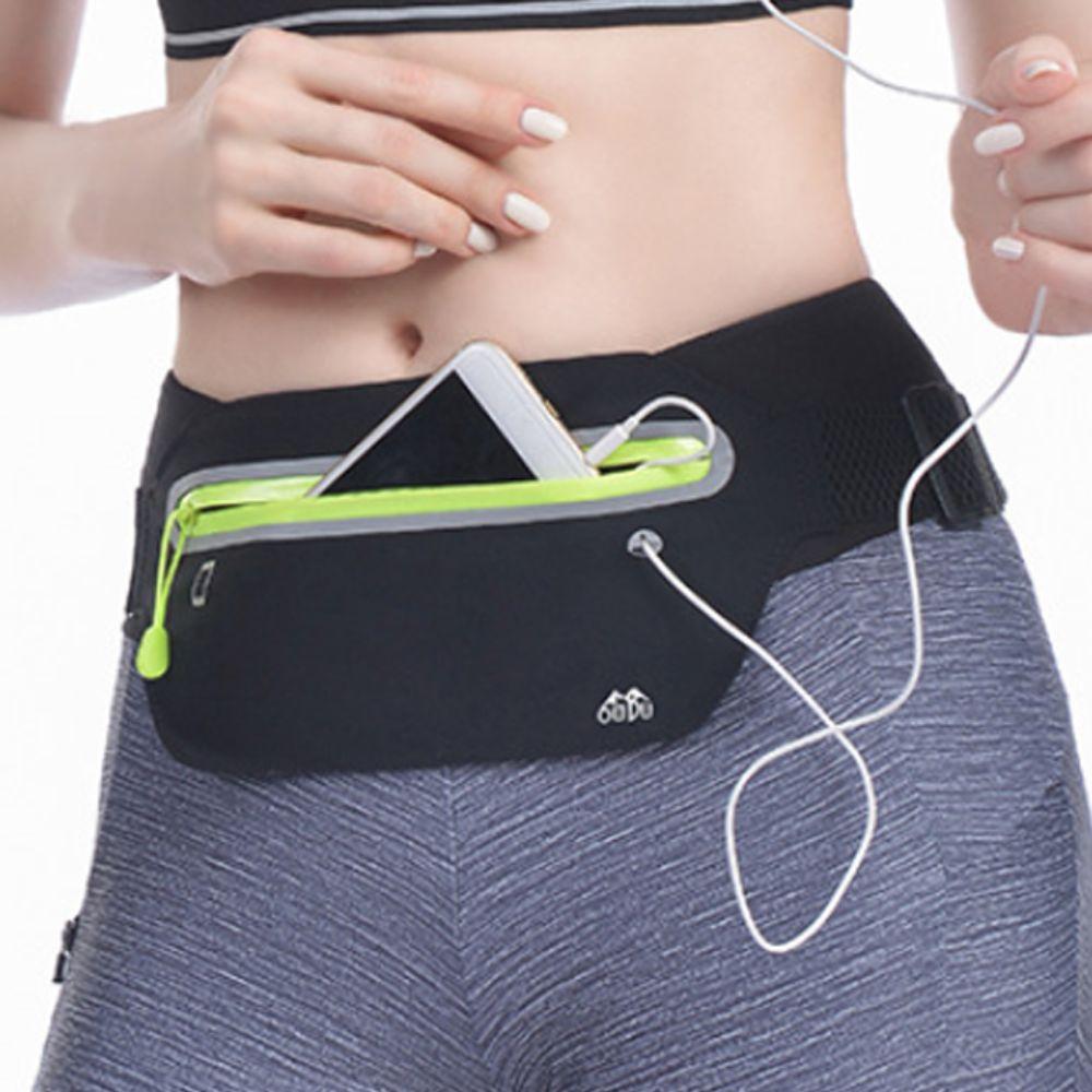 High Elastic Sport Mobile Waist Bag Close Fitting Sports Phone Bag Running Waist Bag  Men Women