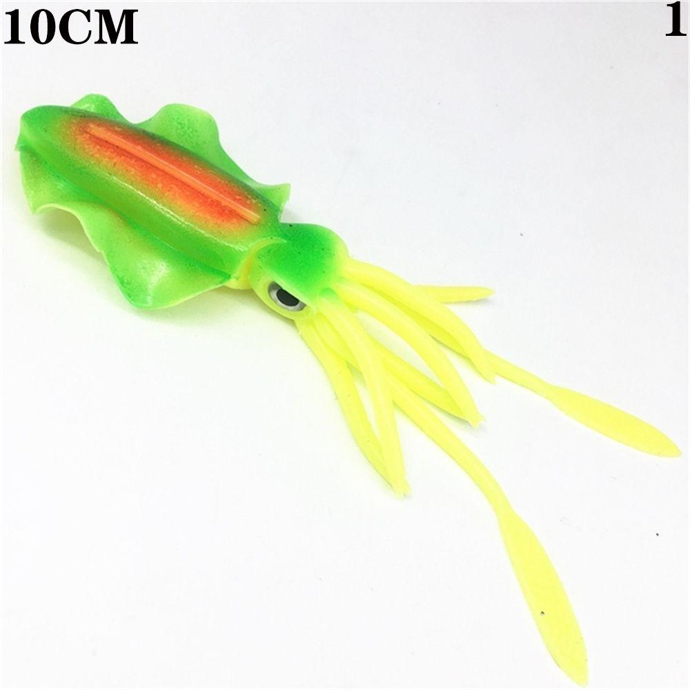 1Pcs Silicone Fishing Tackle Swimbait Squid Baits Artificial Lures Fishing Lure Soft Bait