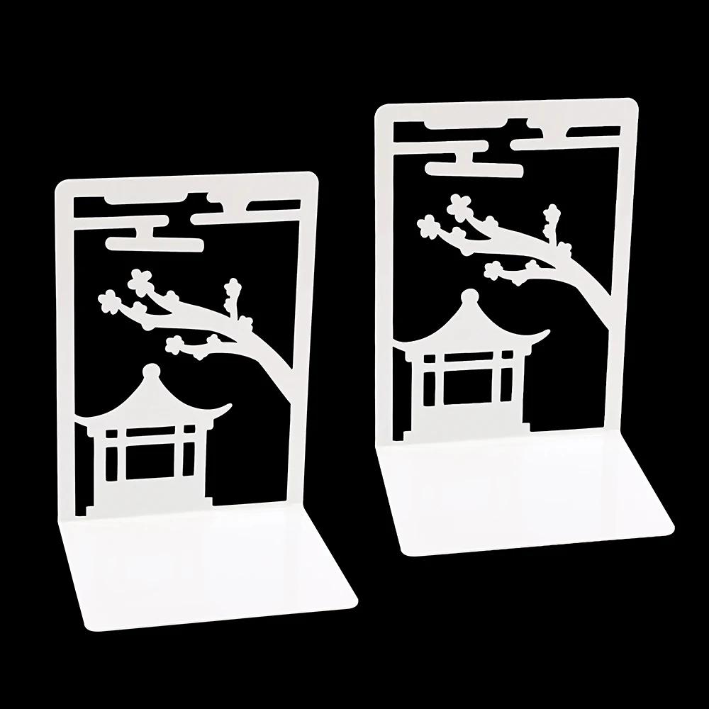Popular Building Exquisite Bookends Houses book Support Office Desk Decoration book Holder Retractable Creative Book Stand