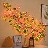 LED Vine Branch Lights with Flowers Fairy String Lights for Living Room Wall Decor, Flexible Branch Design for Bedroom & Wedding Ambiance