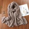 Soft Cashmere Wool Scarf: Cozy, Versatile, Solid Color Shawl