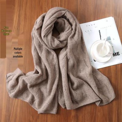 Soft Cashmere Wool Scarf: Cozy, Versatile, Solid Color Shawl
