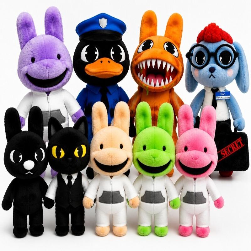 Animal Hospital Plush Toy Cute Doctor Vet Plushie Soft Stuffed Animal Doll Role Play Gift for Kids
