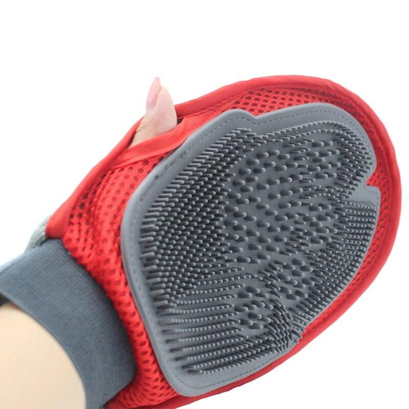 Pet Grooming Glove Hair Removal Brush Cat Dog Fur Hair Deshedding Gentle Efficient Dog Combs Pet bathing Massage Products