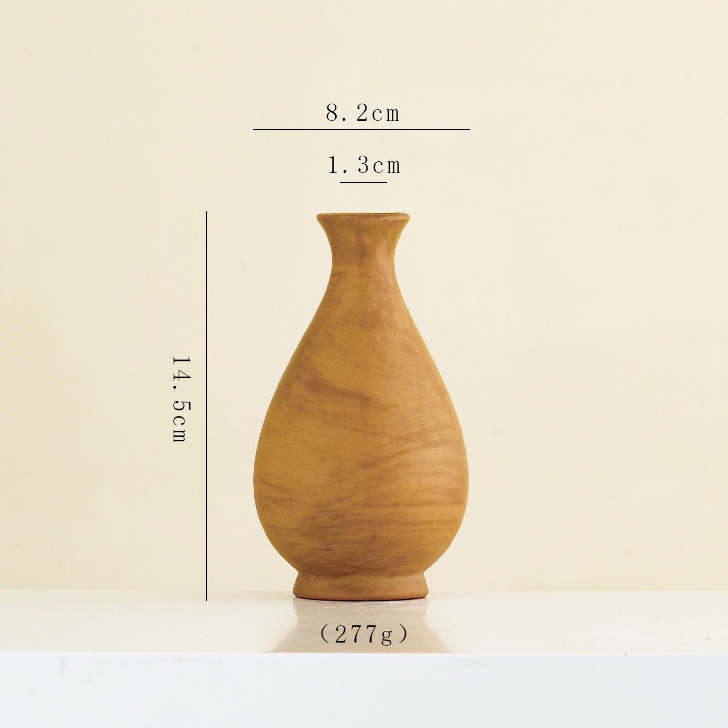 Shu Men Elegant Ceramic Gradient Vase for Living Room Decoration