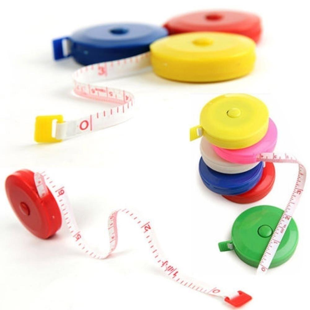 1PC 1.5M/60inch Cloth Sewing Dieting Ruler Retractable Measure Tape 1PC 1.5M/60inch Cloth Sewing Dieting Ruler Retractable Measure Tape