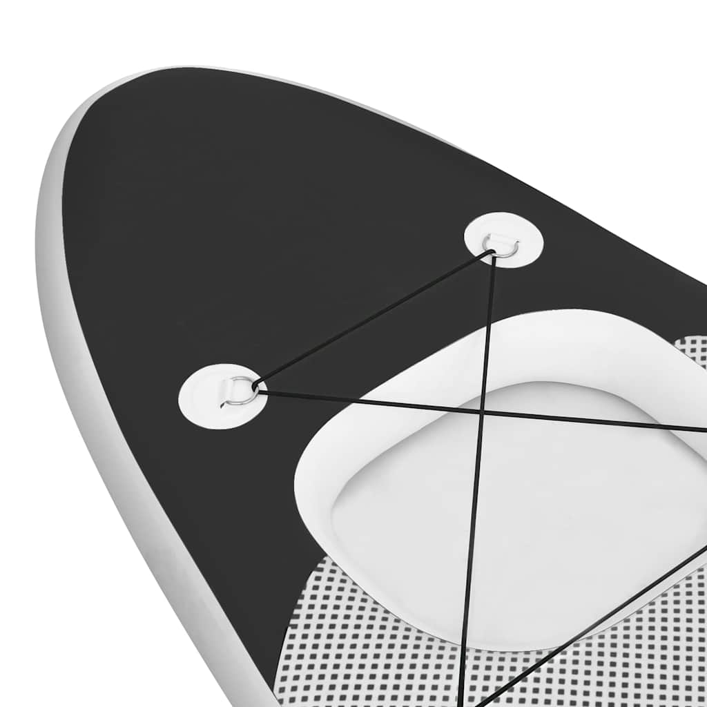 Vidaxl Nadmuchiwana Deska Sup Z Akcesoriami, Czarna, 300X76X10 Cm