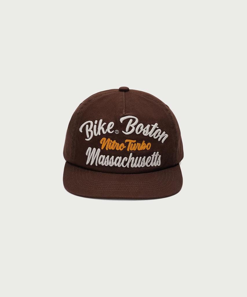 BIKE Arch Logo 5-Panel Cap Brown