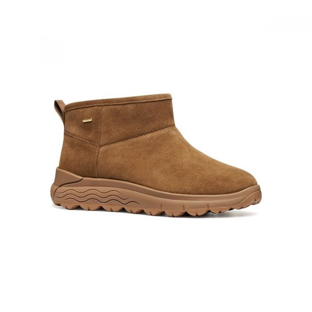 Geox Women Short Boots Brown 8gx26b5w3b Sperica