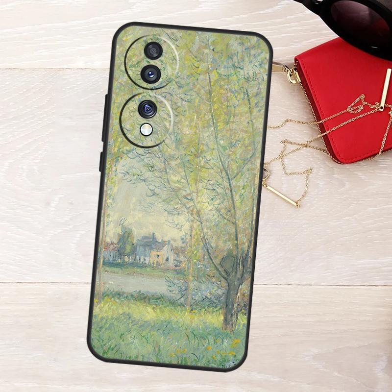 Claude Monet Case For Honor Magic 6 Pro Magic 5 Lite 50 70 90 X6 X7 X8 X9 X8b X9b X6a X7a X8a X9a Cover