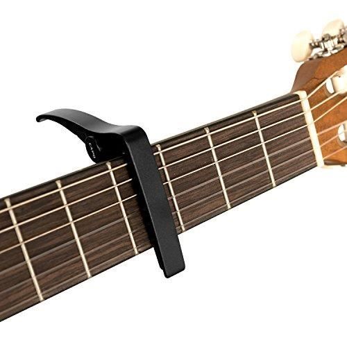 Accessoires pour guitare - Capodastre CASCHA - Noir - Guitare classique - Ajustement facile