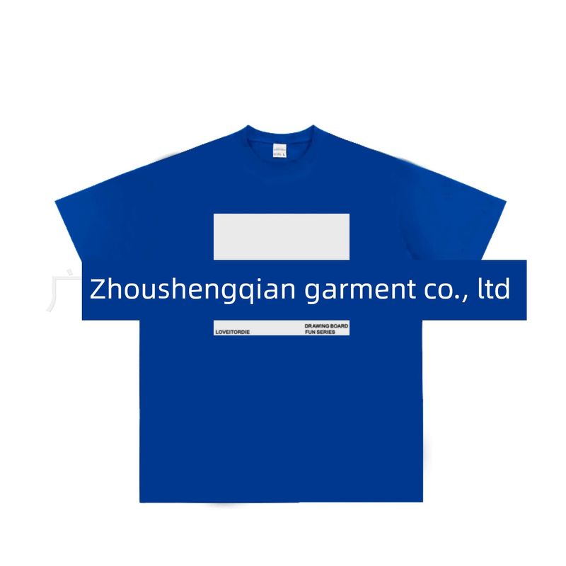 

Color Screen-Printed Round-Neck Unisex Loose Casual Women s Top, Cross-Border Amazon European and American Short-Sleeve Silver T-Shirt Hot Seller Blue S