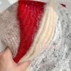 Blended scarf women's winter and winter popular new thickened warm scarf solid color student