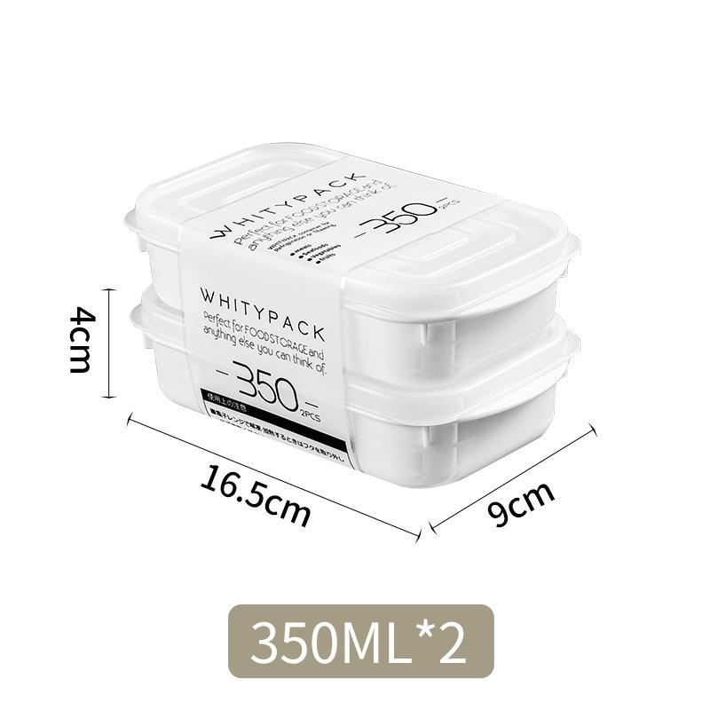 

Кухонный контейнер для хранения Холодильник Контейнер для хранения продуктов Белые контейнеры Контейнеры для свежих продуктов Кухонное хранение Герметичный контейнер для продуктов Кухонный органайзер 350ml белый