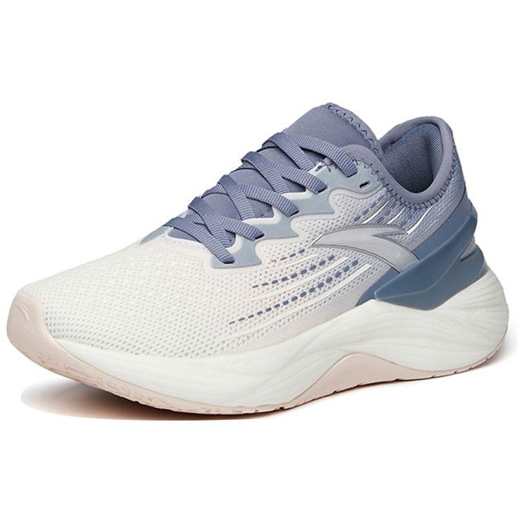 Anta 2.0 Breathable Durable Low-Top Running Shoes Women Sneakers White Gray 122215586-9