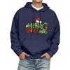 Men's Print Hooded Sweatshirt Long-Sleeve Casual Pullover Hoodie Hooded Sweatshirt
