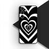 Casing for Apple iPhone 17 Pro XS Max Air 6 7 8 Plus 5 + SE 2022 SE2 16E Phone Cover Protective Case Star Dark Red Heart Love