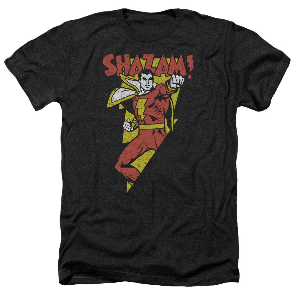 SHAZAM IN BOLT Licensed Adult Men039;s Heather Tee Shirt SM-3XL Unisex T-Shirt XXXXL