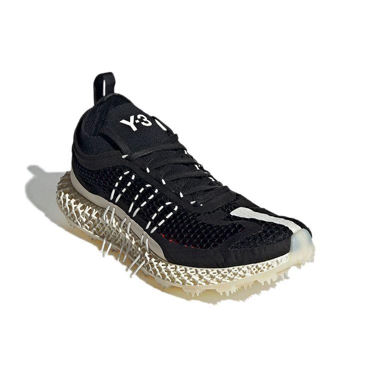 Adidas Y-3 Runner 4D Halo Black White Unisex Sneakers Core-White Red GX1091