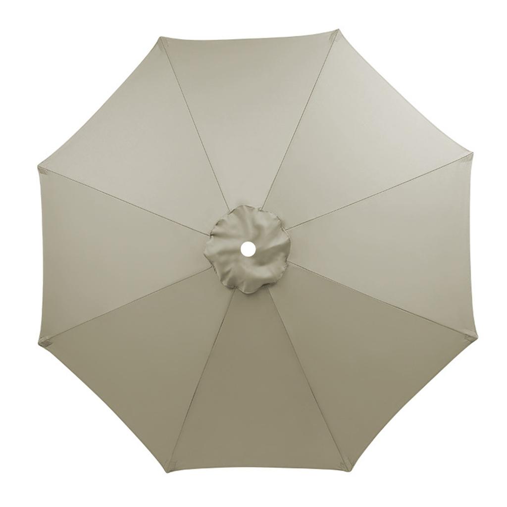 Large Outdoor Patio Umbrella with Durable Red Canopy, UV Protection, Wind Resistant, Easy Crank Lift, 8-Rib Frame for Garden, Deck, Poolside, Backyard