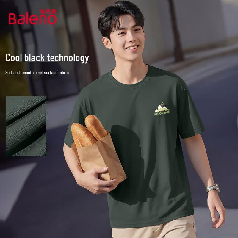 

Baleno Men s Summer Ice-Feel Short Sleeve T-Shirt 4XL