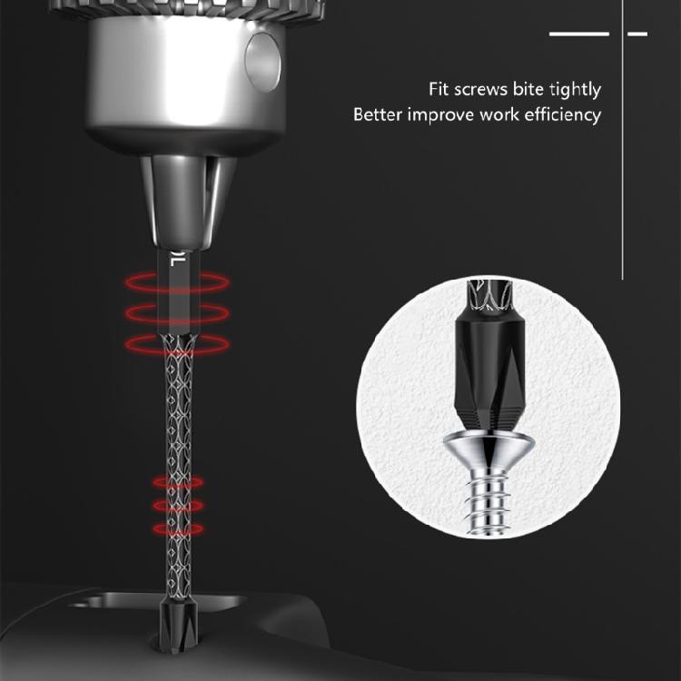 High Hardness PH2 Magnetic Screwdriver Bit not  Slip Screwdriver Bit Easy to Carrt for Efficient Power Drilling 150mm