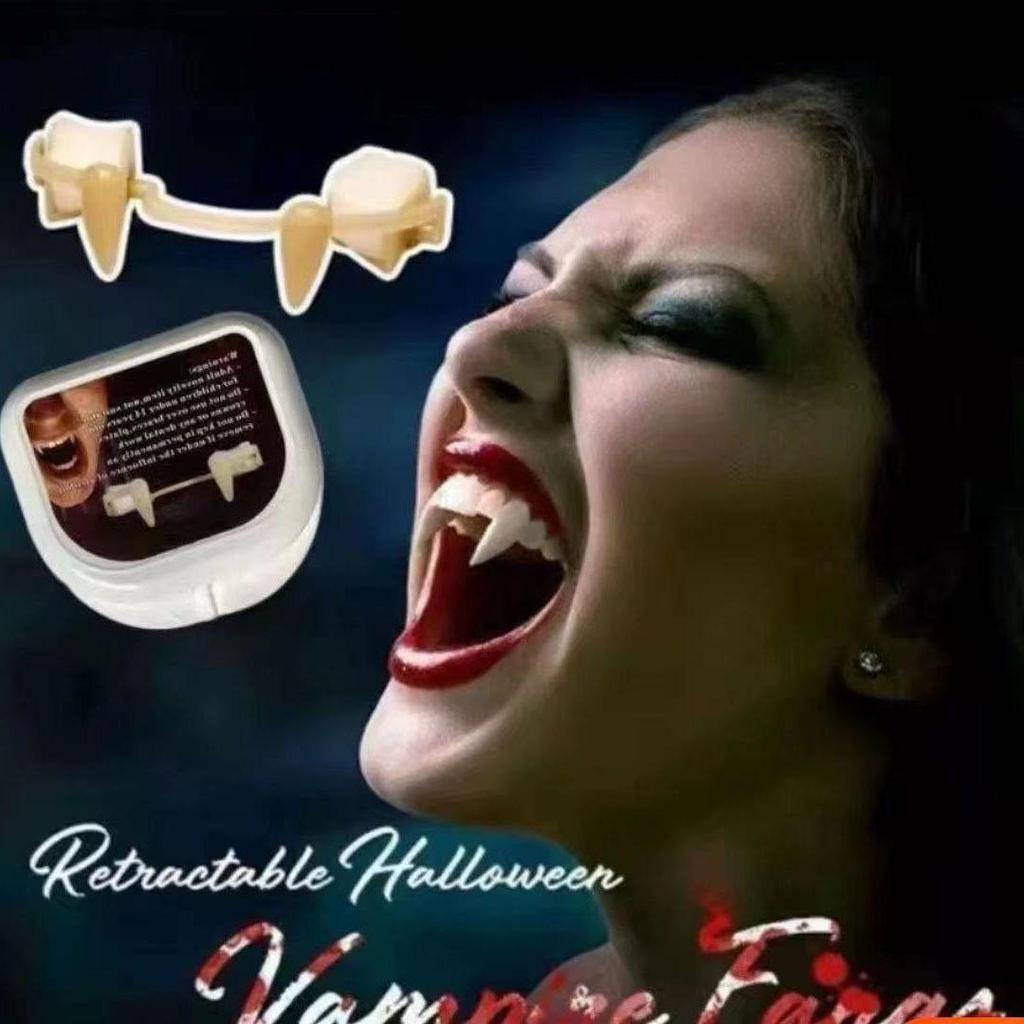 Halloween Vampire Zombie Teeth: Cosplay Masquerade Party Props
