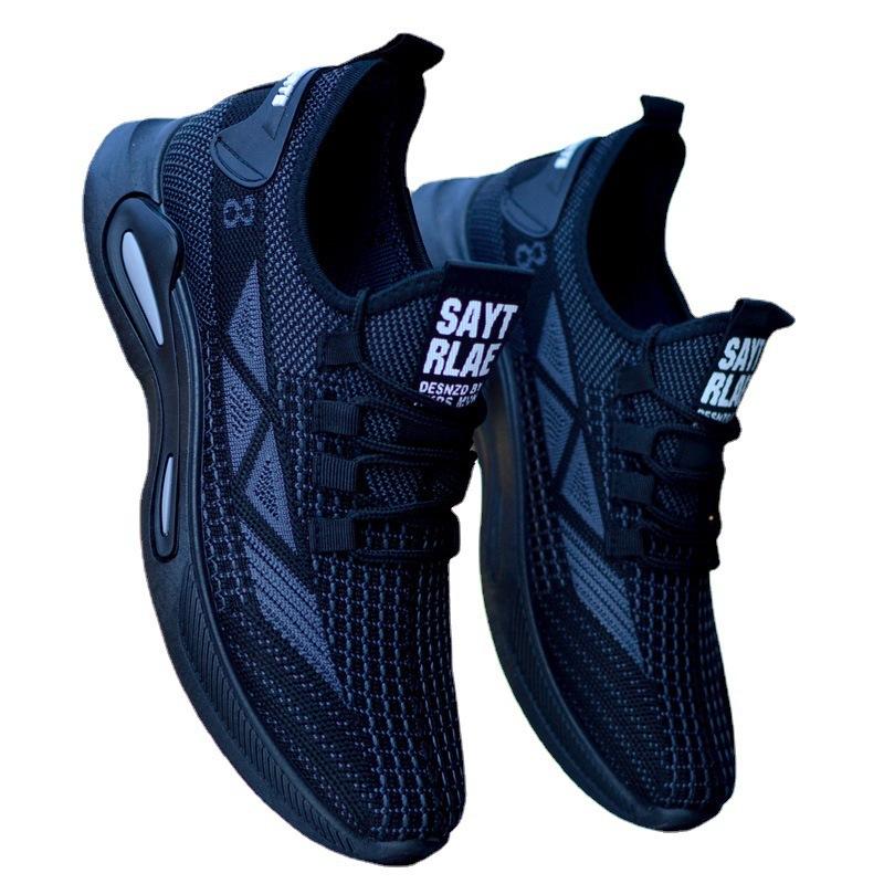 Men's Shoes Thin Spring and Summer Fly-woven Mesh Breathable Coconut Shoes Outdoor Casual Sports Shoes