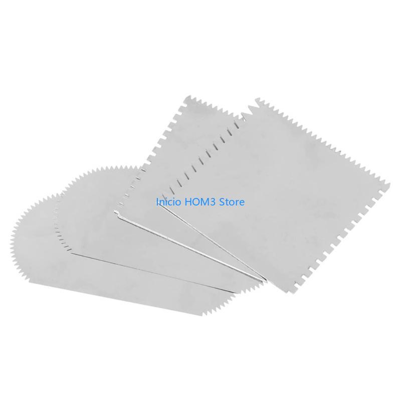 A5YD Clay Sculpture Tooth Sculpture Carving Tool 2Pcs Pottery Scraper Tool Set Stainless Steel DIY Clay Texture Scraper China Mainland