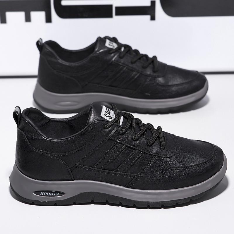 Men's Shoes Autumn and Winter New Casual Shoes Outdoor Walking Shoes Versatile Lightweight Sports Travel Shoes Men's Leather Shoes