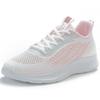 2026 summer new breathable fly-woven sports shoes women's versatile fly-woven mesh flat bottom lightweight hollow running shoes women