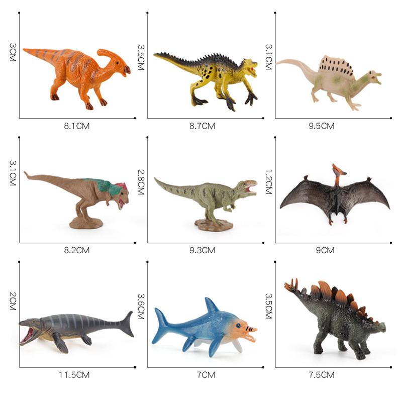 Mini Dinosaur Model Sæt PVC Jurassic Akvarie Dekoration Til Dinosaur Entusiaster