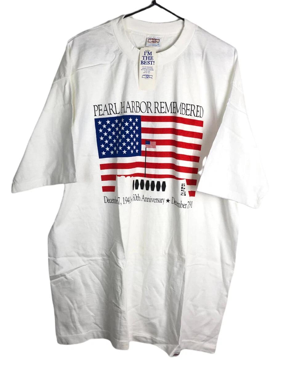 

RARE 1991 Vintage Pearl Harbour 50th Anniversary White Men’s T-shirt Size XL Tee L