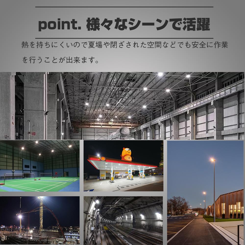 [Factory Direct] 100W UFO-Shaped LED Floodlight, 16000lm High Brightness, Equivalent to a 1000W Ballastless Mercury Lamp, Disc-Shaped, 120-Degree