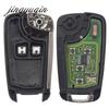 jingyuqin 5pcs 315/433MHz ID46 Chip Remote Control Flip Key for Chevrolet Cruze Aveo Orlando 2010-2015 2/3/4/5 Button Fob Opel