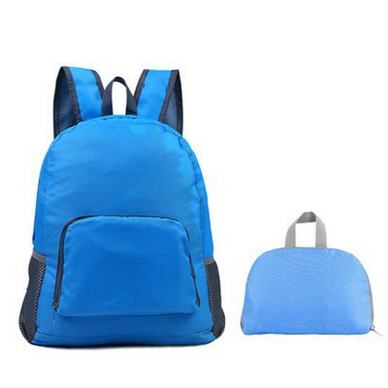

Waterproof Folding Outdoor Sports Backpack for Men and Women синий