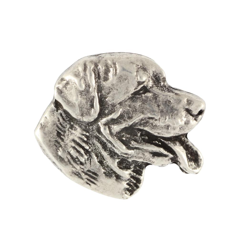 Rottweiler, Rott, Rottie II - Broche de cachorro banhado a prata, alfinete elegante, decoração de lapela de jaqueta da marca Art-Dog